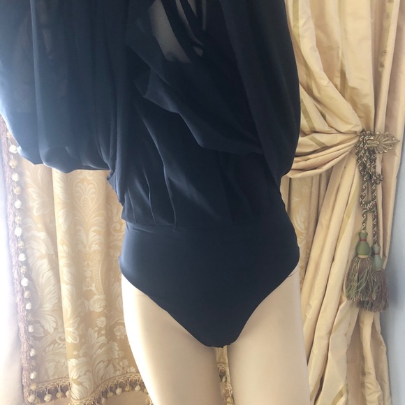 Zeus + Dione black front zipper long dress - Picture 11 of 12